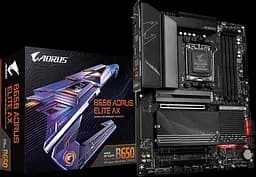 Материнська плата Gigabyte B650 Aorus Elite AX Socket AM5 (B650 AORUS ELITE AX) Б/В - мініатюра 1