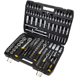 Набор торцевых насадок и биты Sigma 1/4", 3/8", 1/2" 171 шт CrV (6003811)