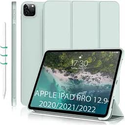 Чохол-книжка BeCover Tri Fold Soft TPU Silicone для Apple iPad Pro 12.9 2020/2021/2022 Light Green (711738) - мініатюра 2