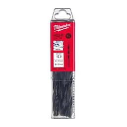 Свердло по металу HSS-R MILWAUKEE DIN338, діаметр 12,0х151х101мм, (5шт), пластикова коробка