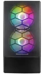 Корпус 1stPlayer X4-M-BK-2F1P-1F1 Black без БП - мініатюра 2
