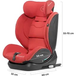 Автокрісло Kinderkraft Myway Isofix 0-36 кг Red - мініатюра 5
