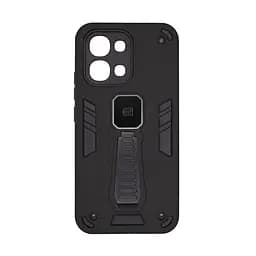 Чехол для OPPO A6 Pro 4G, Proover, черный, с подставкой и магнитом, противоударный, ударопрочный, бронированный, панель-накладка, защита всего корпуса, термополиуретан (TPU) + поликарбонат (PC), ArmorStandart (ARM89190)