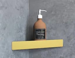 Кутова полиця для ванни Rea SF07 28 brushed gold REA-06013, Золотий - мініатюра 3