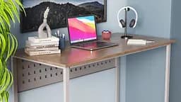 Комп'ютерний стіл Ferrum-decor Майк 75x120x70 сірий ДСП Дуб Сонома Труфель 16мм (FRD-101809)