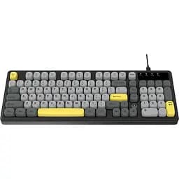 Клавіатура Ajazz AF98 USB UA Black/Grey/Yellow (AF98-BGY) - мініатюра 4