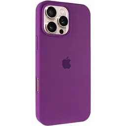 Чохол Epik Silicone Case Full Protective AA для Apple iPhone 16 Pro 6.3 Фіолетовий/Grape