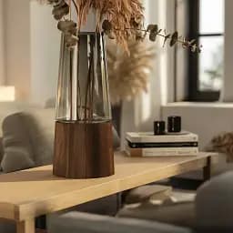 Ваза для квітів та декору Yiwu Wooden 2 л HP-19-161-1 - мініатюра 2