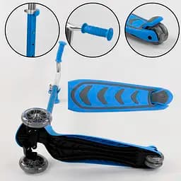 Самокат Best Scooter 60х18х30 см Синій 000231455 - мініатюра 3