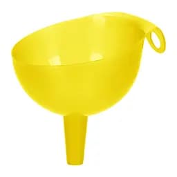 Лейка сливная воронка пластмассовая на банку, Kitchette Желтый 84667