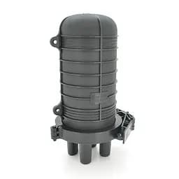 Муфта оптична Merlion ML-OP-F101H-48C, герметична, 4 введення, до 4-х касет, до 48 зварок, матеріал PP - мініатюра 2