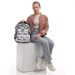 Рюкзак GoPack Teens 162M-1 Чорно-молочний (GO26-162M-1) - мініатюра 17