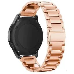 Металевий ремінець Primo для годинника Samsung Galaxy Watch 46 мм (SM-R800) Rose Gold