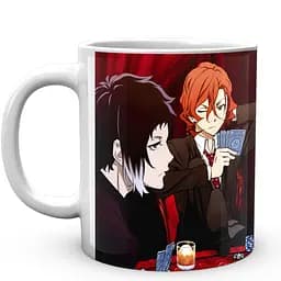 Кухоль GeekLand Bungou Stray Dogs Проза Бродячих Псів Кунікіда Дазай Акутагава Чуя BSD 14 330 мл білий