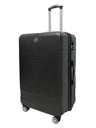 Валіза велика L ABS-пластик Worldline Airtex 652 78×52×34см 128л Сірий - мініатюра 2