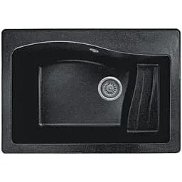 Мийка кухонна Valetti 70N гранітна 710х490 мм чорна