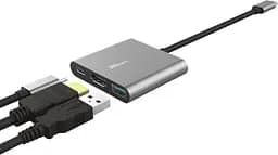 Адаптер Trust Dalyx Usb-C 3-в-1 - Type-C HDMI Usb (TR-23772) - мініатюра 3