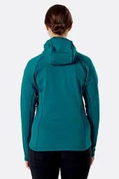 Флісова кофта Rab Superflux Hoody wmns 8 Темно-бірюзовий - мініатюра 2