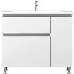 Тумба з умивальником AM.PM X-Joy підлогова 100 см права 1 ящик білий M85-FSR10036-WC10036WG38 Білий