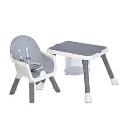Дитячий стільчик для годування 2 в 1 M 6041 Gray - мініатюра 4