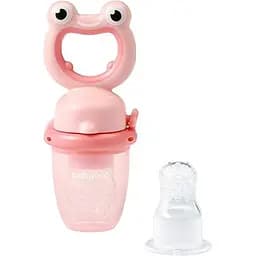 Ніблер для годування BabyOno Жабеня Рожевий
