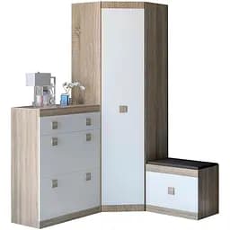 Передпокій Еверест Соната 15 дуб сонома/білий (EVR-2528)