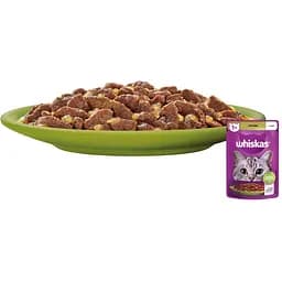Вологий корм для котів Whiskas з ягням в желе 2.38 кг (28 шт. х 85 г) - мініатюра 3