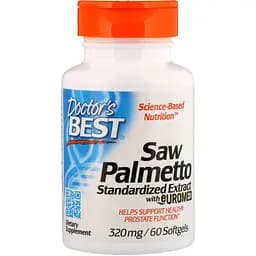Экстракт Со Пальметто Doctor's Best Saw Palmetto 320 мг 60 капсул