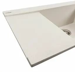 Кухонна мийка Platinum 9651 ATLAS матова Біла в крапку (SP000040262) - мініатюра 4
