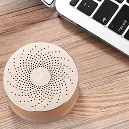 Колонка беспроводная Bluetooth HOCO BS5 Swirl Tarnish Золотая
