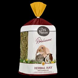 Травяное сено для грызунов с сушеной ромашкой и одуванчиком Deli Nature Rodelicious Herbal HayDaisy&Dandelion