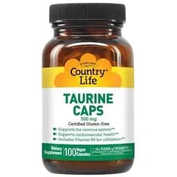 Аминокислота Country Life Taurine 100 вегакапсул