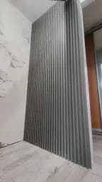 Декоративна стінова рейка Sticker Wall 160x23x3000мм (D) SW-00001528 Світло-сіра