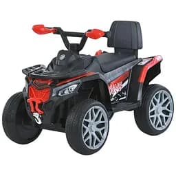 Електромобіль дитячий Bambi Квадроцикл Racer M 6125EBLR-3 до 3 км/год 6V 800mA екошкіра червоний