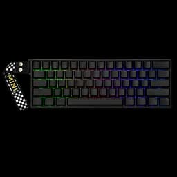 Ігрова магнітна клавіатура Aula Mini 60 Pro / Stormrise Magnetic Switch / Три режими підключення / Black - мініатюра 2