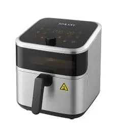 Мультипечь-аэрофритюрница Sokany SK-10081 из нержавеющей стали 9 л 2000 Вт