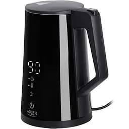 Електрочайник Adler AD 1345 black 1850-2200Вт 1.7л Strix встановлення температури - мініатюра 3