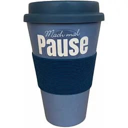 Еко-кухоль термокухоль Becher to go для кави та чаю з волокон бамбука 350 мл