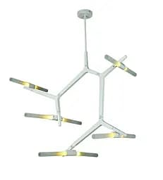 Люстра стельова Levistella 756LPR189-10 WH, 10xG9, білий, метал, скло, сучасний стиль