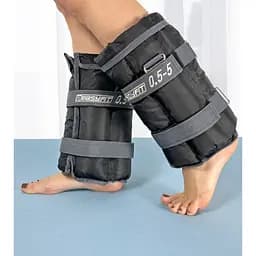 Утяжелители EasyFit 0,5-5 кг для ног и рук Черный-серый (EF-AWTS-550)