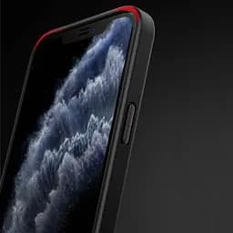 TPU+PC чохол Metal Buttons для Apple iPhone 12 Pro / 12 6.1" Чорний, TPU+PC - мініатюра 4