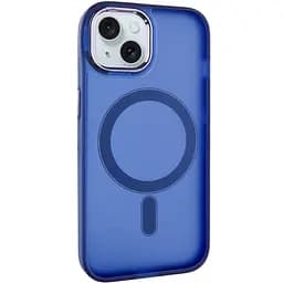 Чохол Epik TPU+PC Lily with MagSafe для Apple iPhone 14, 6.1 Deep Navy