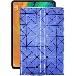 Чехол StatusCASE из экокожи для планшета Huawei MatePad Pro 10.8 Синий ромб