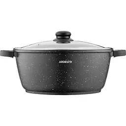 Каструля Ardesto Gemini Anzio 6.4 л 28 см чорна (AR2426GE) - мініатюра 2