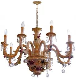 Люстра підвісна Brille свічка флористика E14 60W Mix (BKL-353S/8)