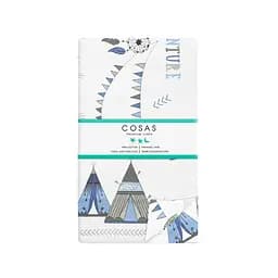 Комплект постільної білизни Cosas Dream wigwam CS1 Полуторний блакитний (WigwamDream_El-Blue_160) - мініатюра 4