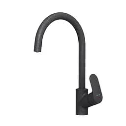 Смеситель для кухни на две воды Am.Pm Like black F8007722 Черный матовый