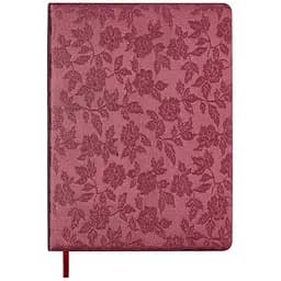 Ежедневник датированный Buromax Bloom 2026 A5 искусственная кожа темно-красный (BM.21156-13)