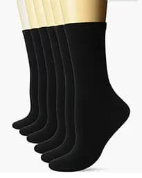 Набор 6 пар теплых махровых термоносок 39-41 черный арт. 10001