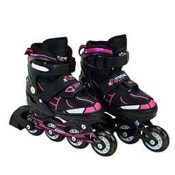 Роликовые коньки Extreme Motion RL25427 размер S (30-33), колеса PU, со светом